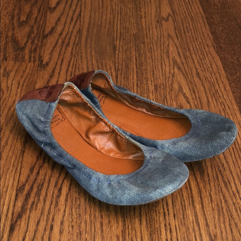 Lucky Brand Denim Ballet Flats